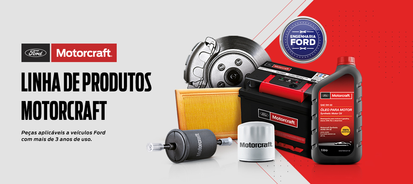 Linha de Produtos Motorcraft Reparador Ford